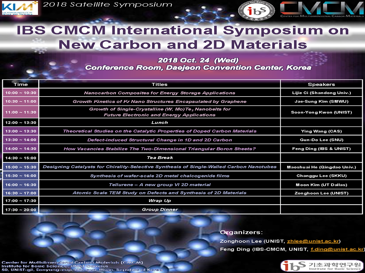 Int' Symposium on New Carbon and 2D Materials