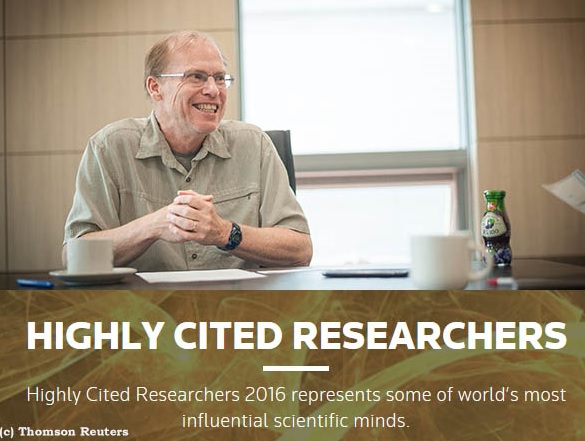 Prof. Ruoff Named to Thomson Reuters' List of Highly Cited Scientists
